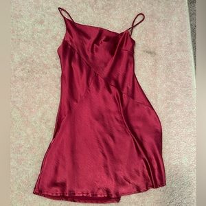Lulus Silky Pink Mini Dress